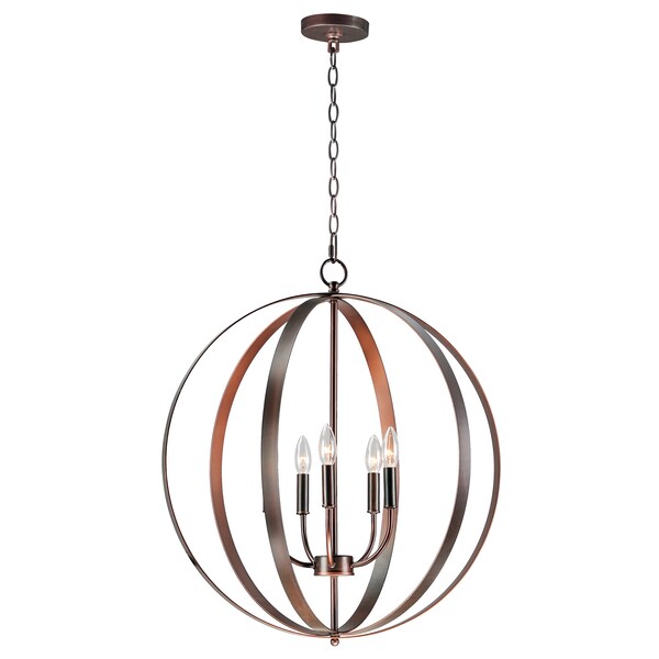 Maxim Lighting Provident 5-Light 24" Wide Oil Rubbed Bronze Pendant Light 10032OI - main